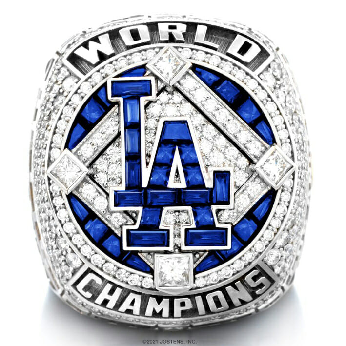 MLB 2020 Los Angeles Dodgers Men's Baseball World Series Replica  Championship Ring