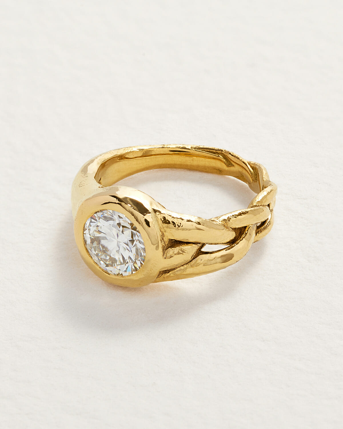 14k white gold diamond unique engagement ring set