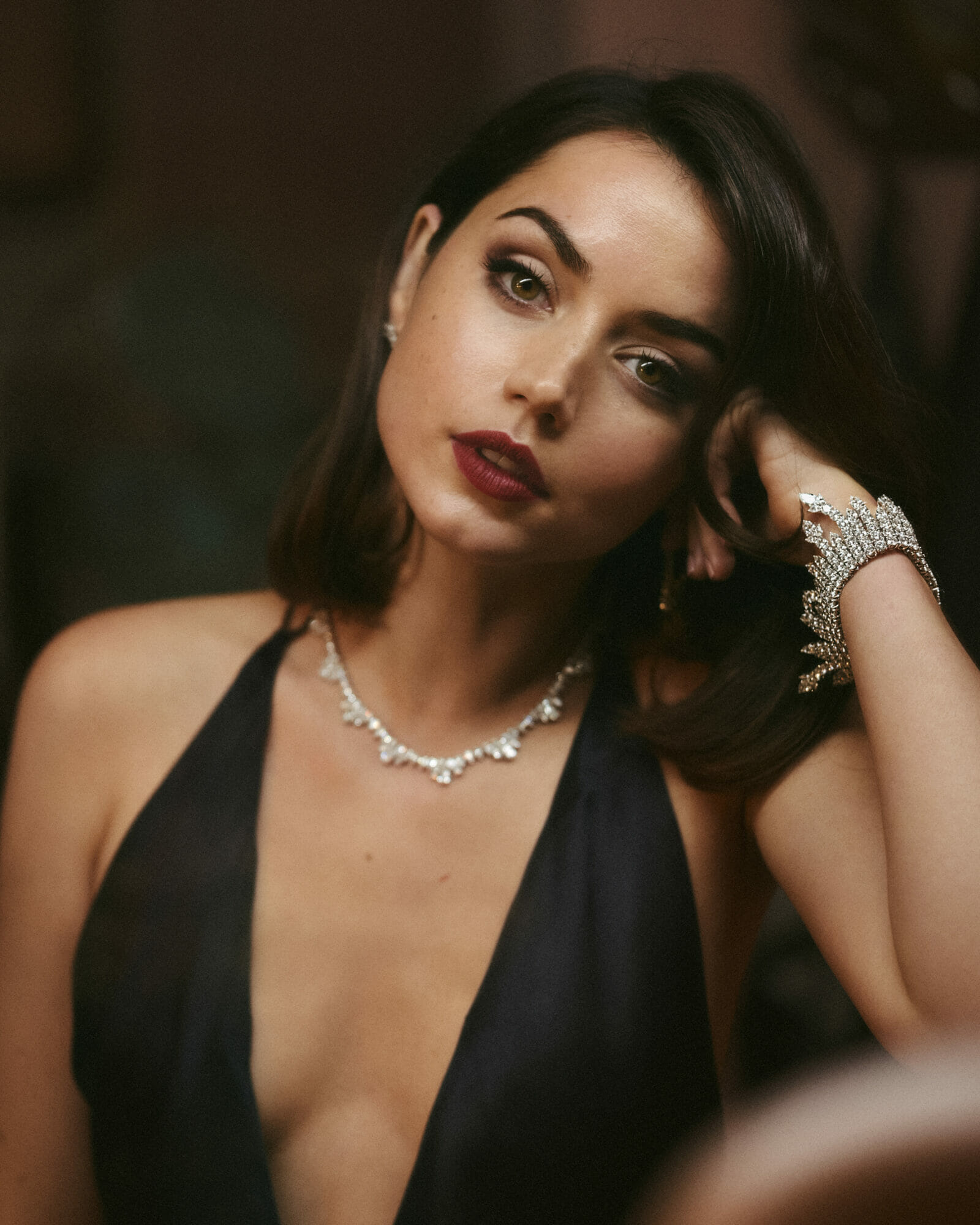 Ana de Armas Dazzles in Chopard Diamonds for Latest James Bond