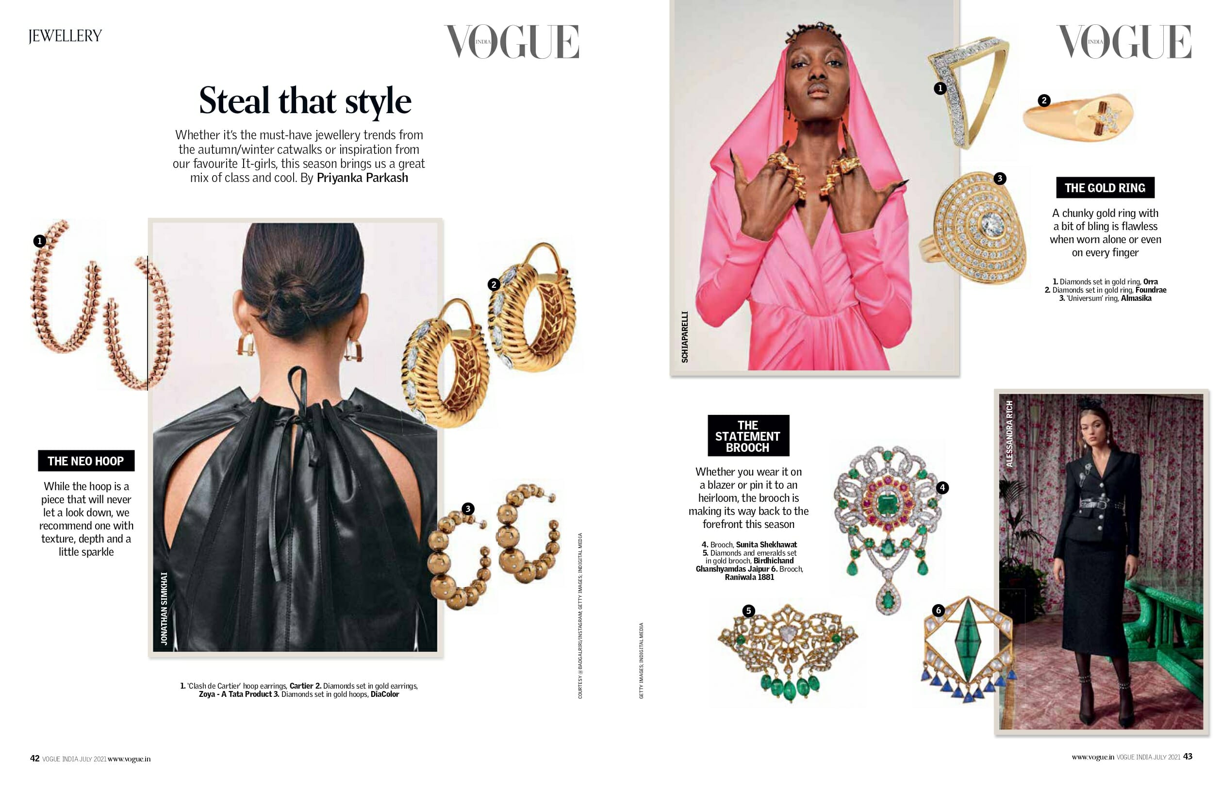 Vogue Jewellery Trend Report Autumn/Winter 2021 - Only Natural Diamonds