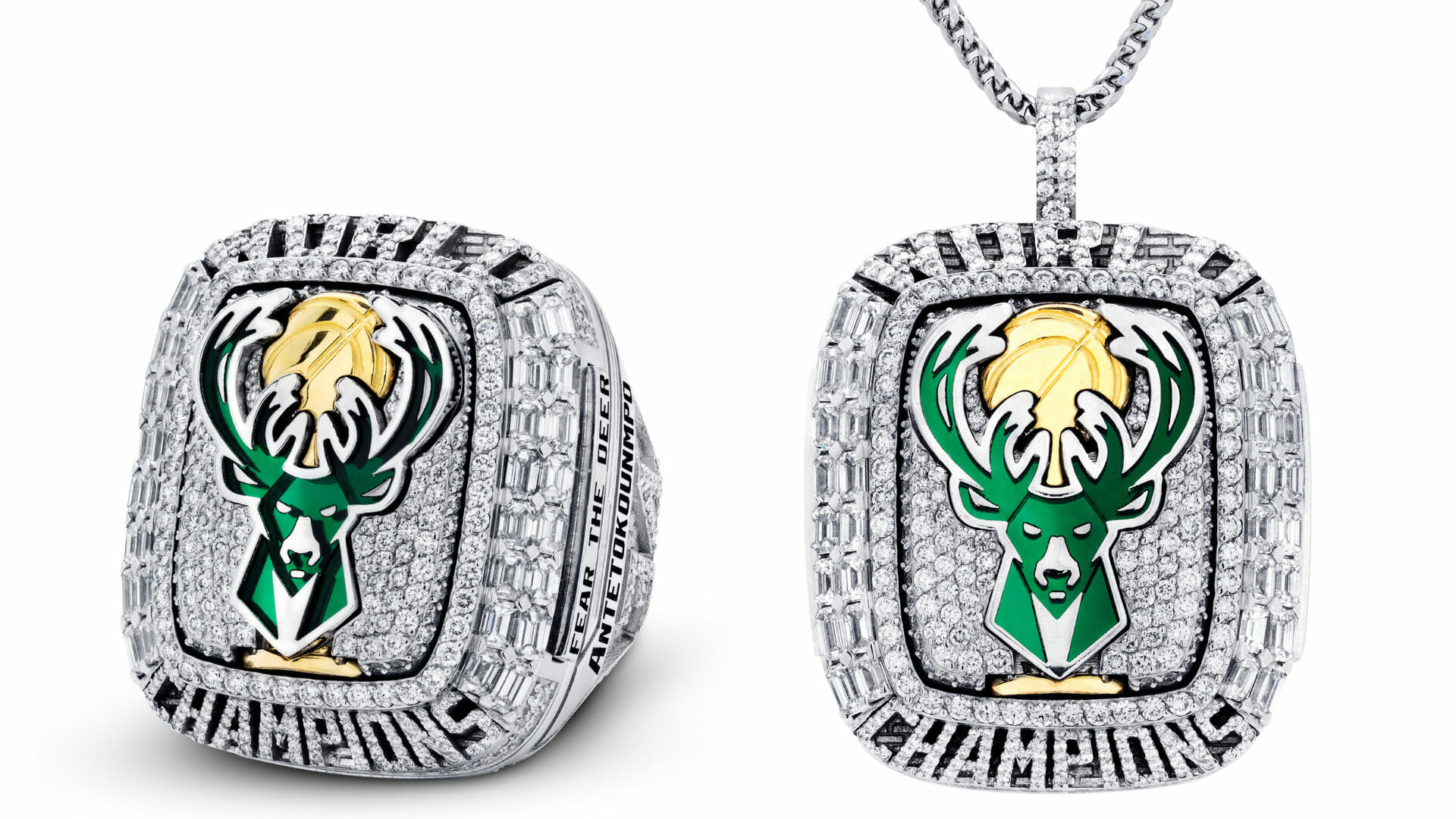 The Milwaukee Bucks NBA Championship Ring Has Insane Detail and Plenty ...