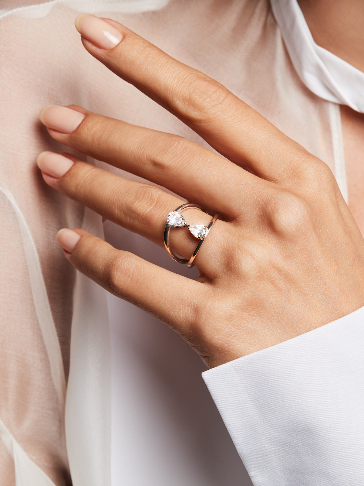 Fashion Women Jewelry Girls Gift Wedding Ring Diamond Silver Ring - China Silver  Ring and Diamond Ring price