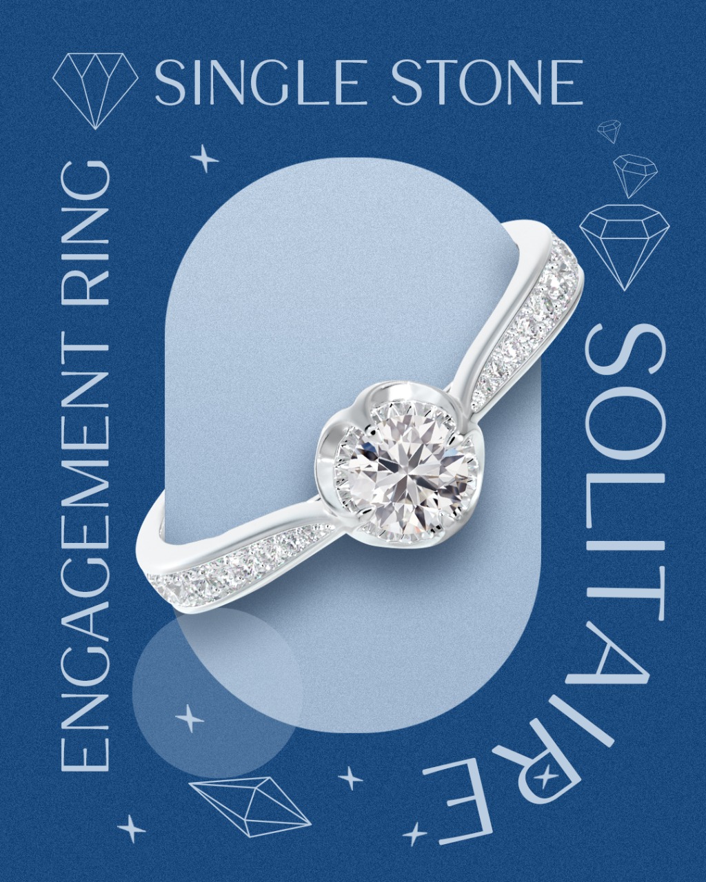 Dashing single diamond ring | G.Rajam Chetty And Sons Jewellers