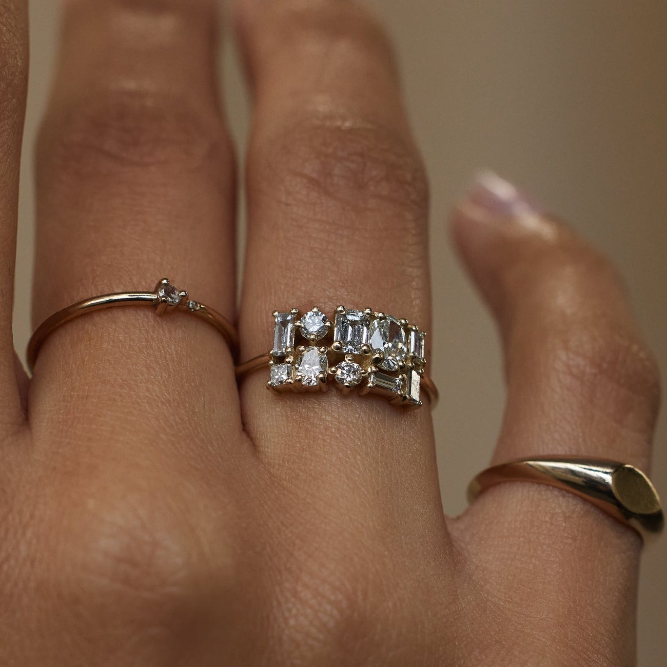 Buy Princess Platinum Ring Online in India | Kasturi Diamond