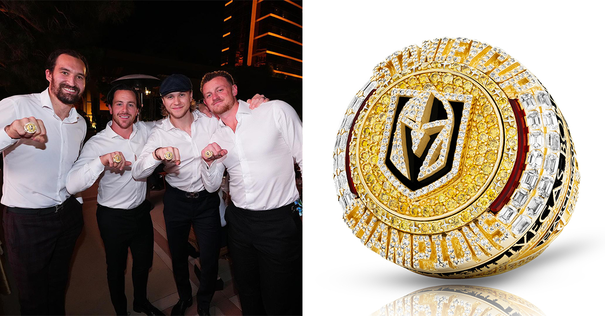 Golden Knights Receive Stanley Cup Champions Rings 