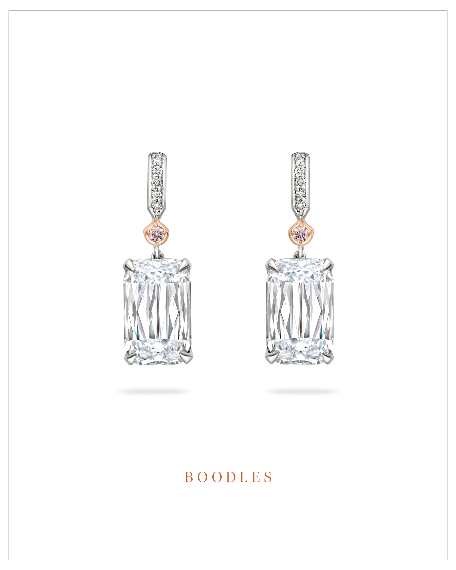 Boodles Ashoka-cut diamond earrings