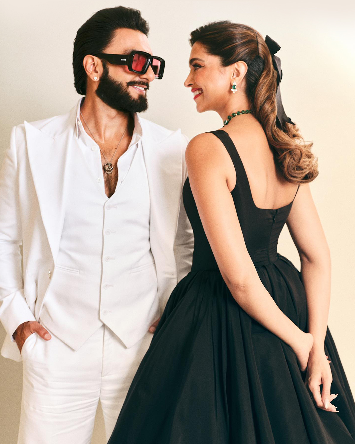 Deepika Padukone and Ranveer Singh, adorned in natural diamonds