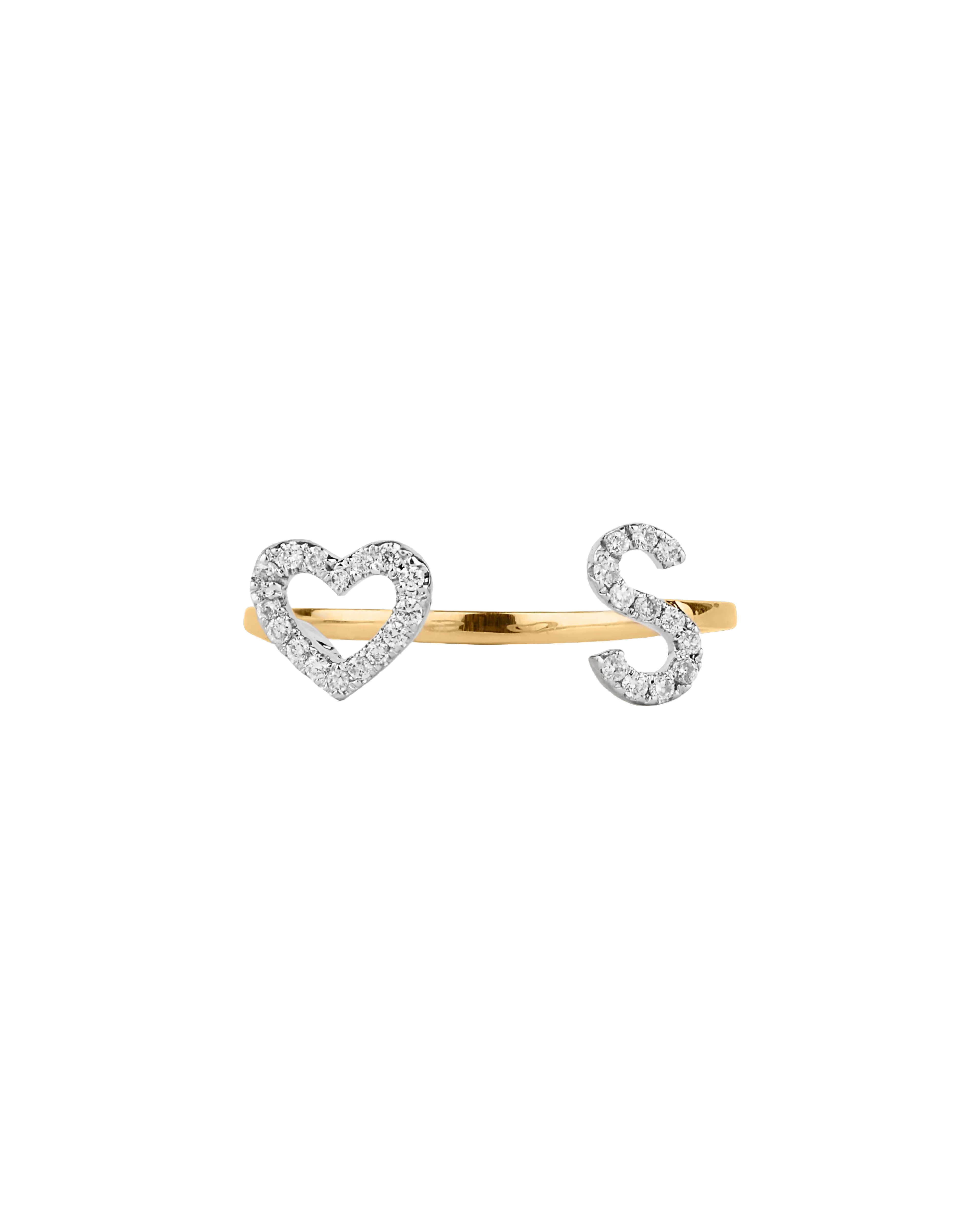 Delicate Diamond Heart Ring from Simsum Fine Jewellery