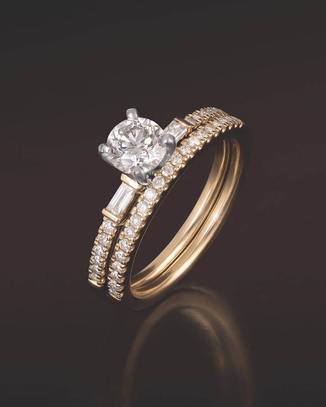 Noventa diamond engagement rings from Riddle's Jewelry.