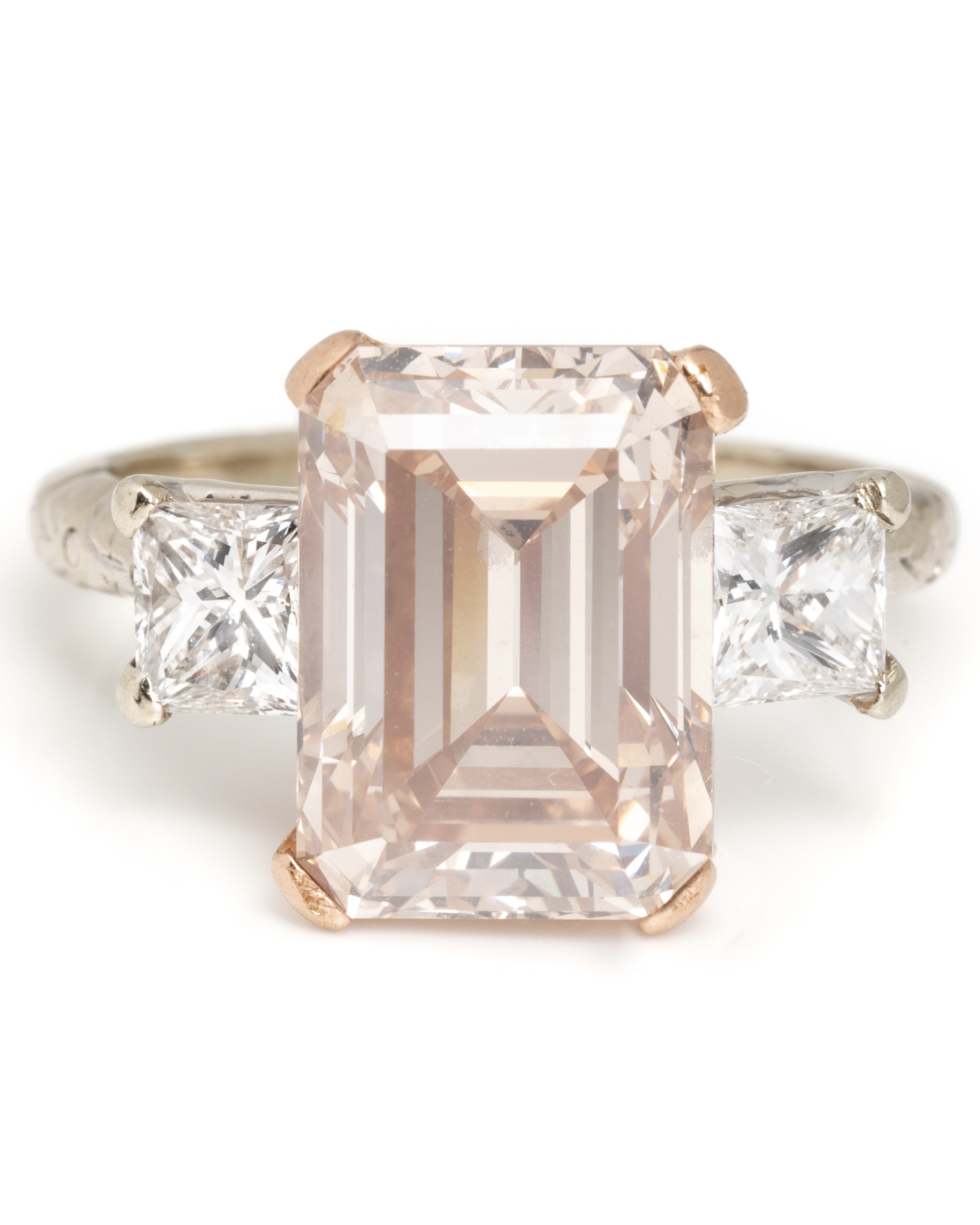 Fancy Brownish Pink Diamond Ring from the Most Expensive Diamond Jewelry Auctions of 2024.