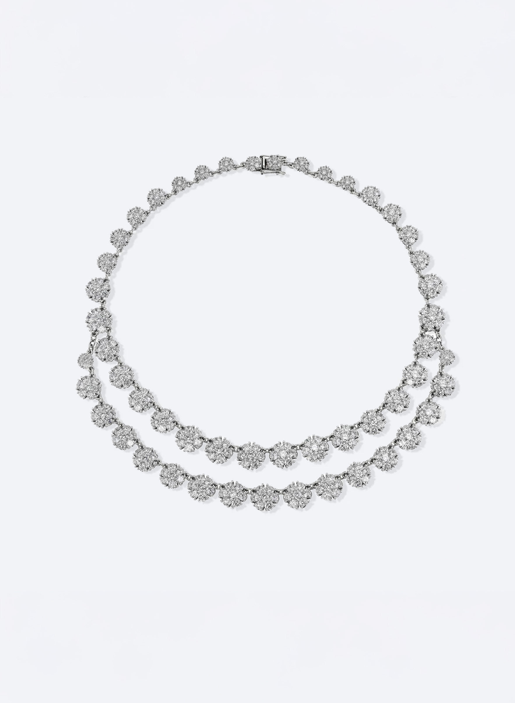 Vintage diamond tennis necklace from Briony Raymond New York